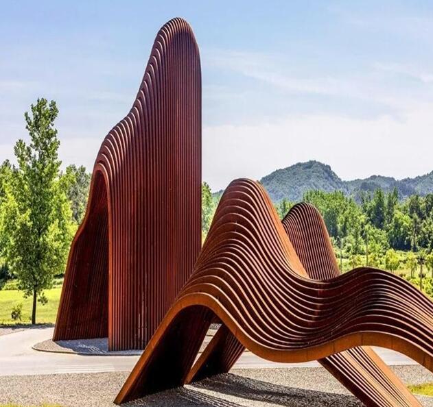 社旗县锈钢板造型